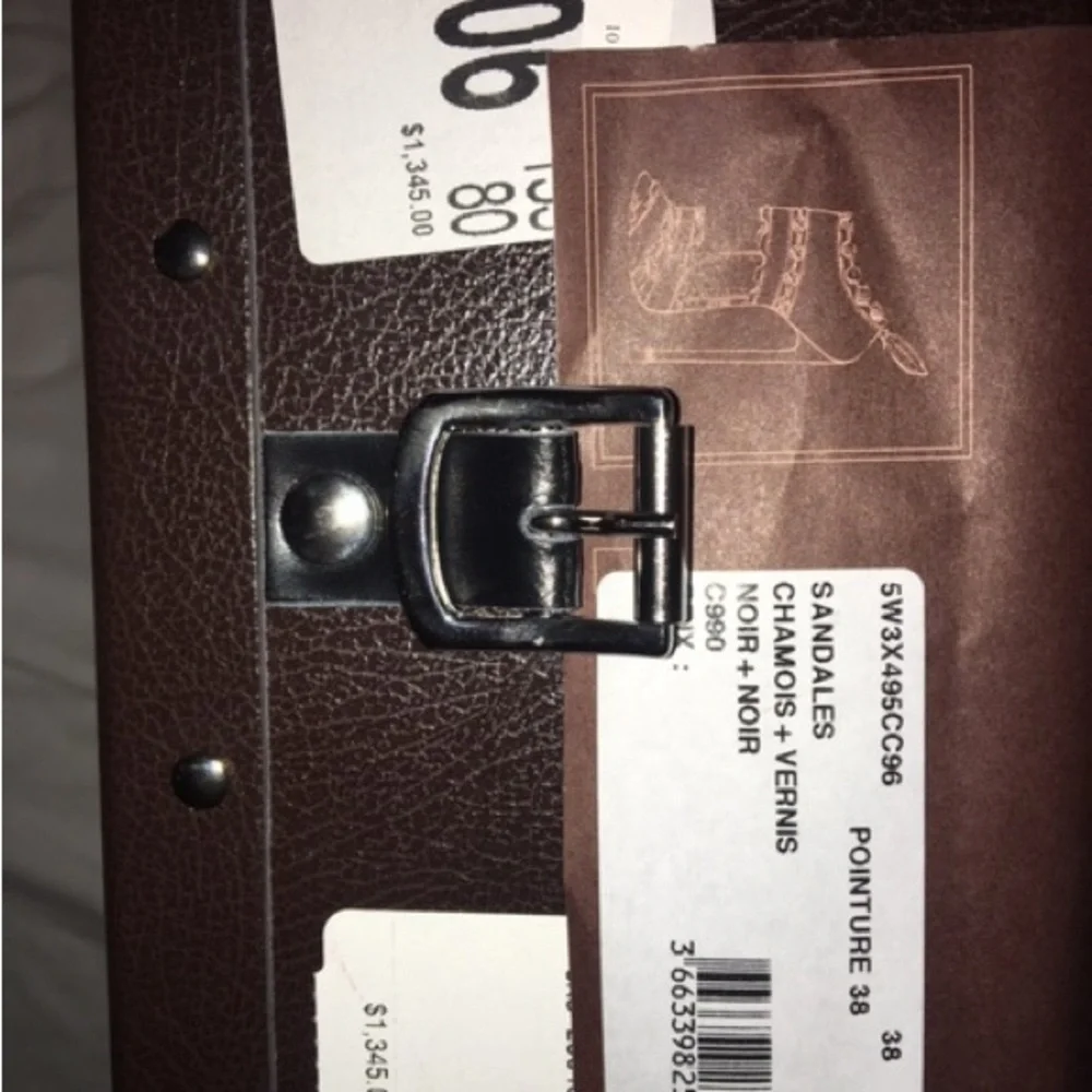 Azzedine Alaia black suede & patent leather heels size 38 - Picture 10 of 13